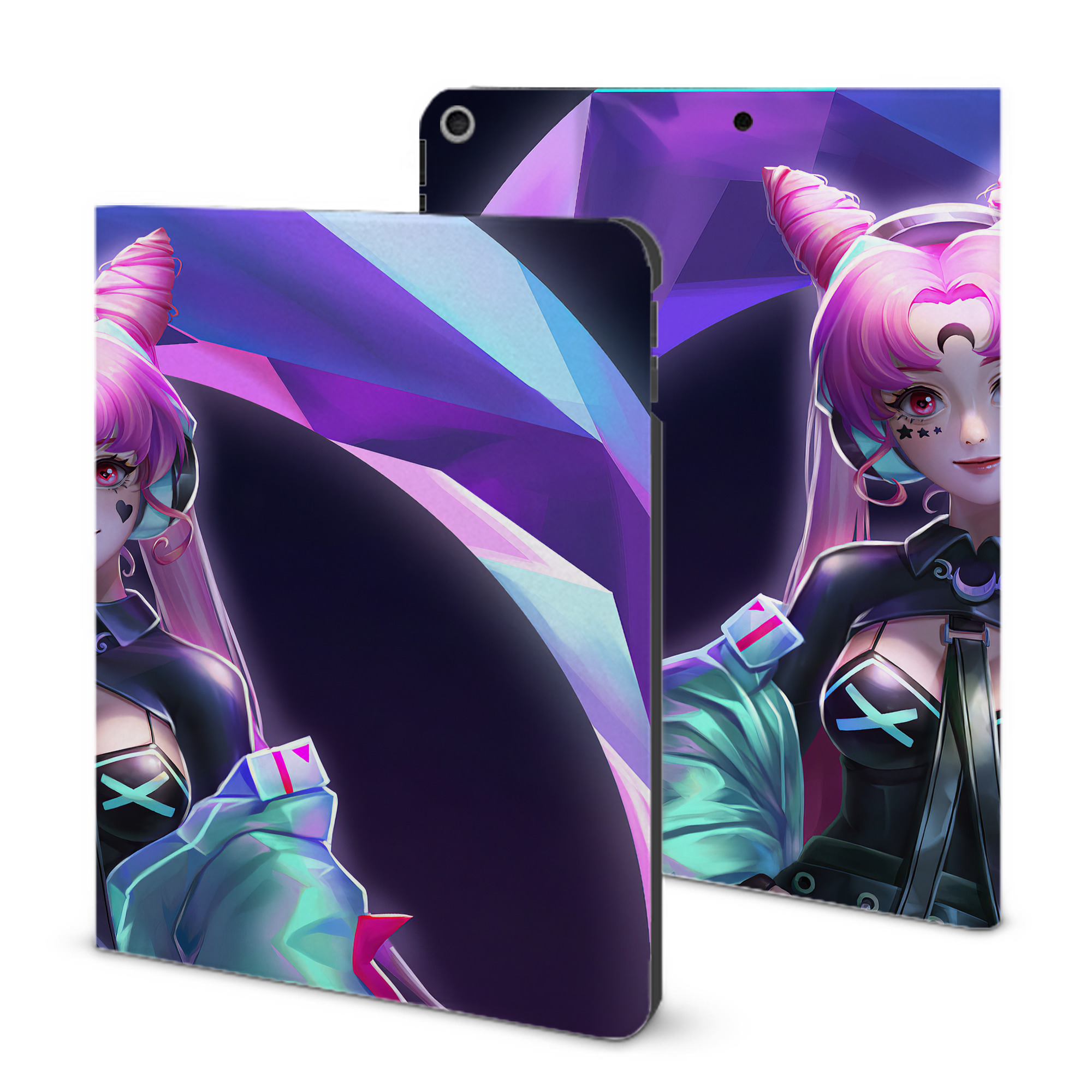 （画像用） 美少女戦士セーラームーン Sailor Moon IPad ケース ブック型 PUレザー TPU 耐衝撃 軽量 薄型 ペン収納なし 全面保護 IPad 各モデル対応